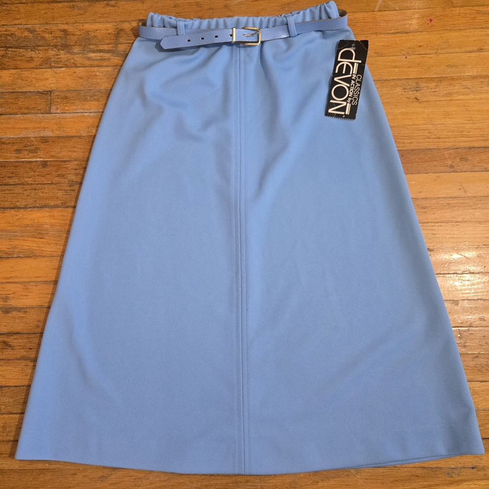 Vintage NWT Devon A-Line Midi Skirt